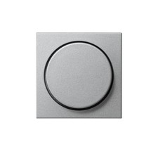 Gira Dimmer-Abdeckung alu 065026 Jalousie Dimmer-Abdeckung