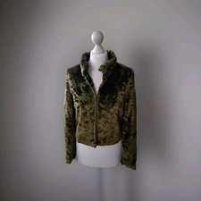NEUw.❣️  edle Samt Jacke Gr 36 grün ' maßgeschneidert 