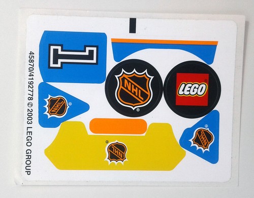 Lego 3545 hockey puck - puck, feeder