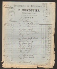 ROUEN (76) Commerce BONNETERIE