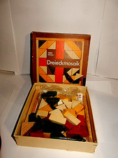 Altes  Spiel " Dreieck  Mosaik  von Vero Scola ( Vollständig )
