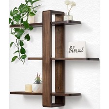 Wandregal holz schweberegal - holz,