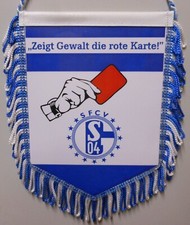 Schalke Wimpel Banner Zeigt