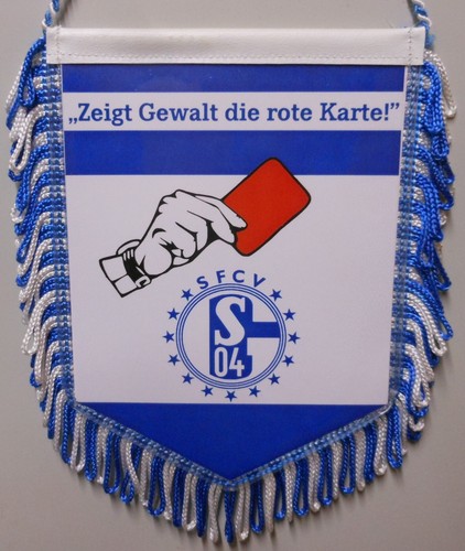 Schalke wimpel banner - schalke, zeigt