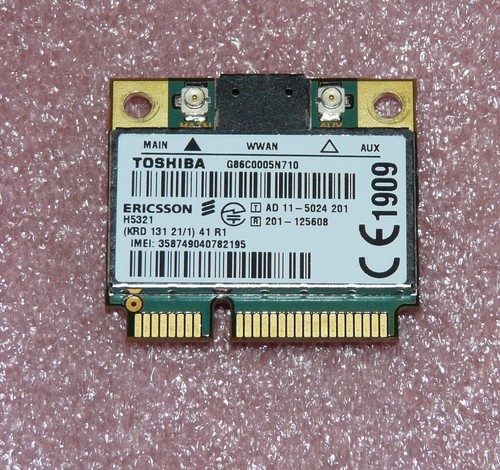 Toshiba ericsson h5321 wwan - toshiba,