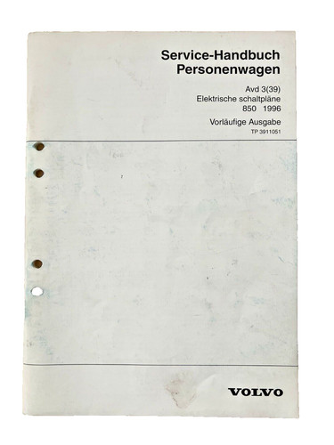 Volvo service handbuch - volvo, service-handbuch