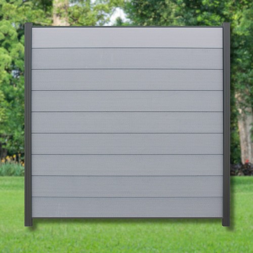 Wpc zaun komplettset - wpc,