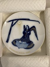 KPM Weihnachtsteller 1985, neuwertig,  in Originalverpackung