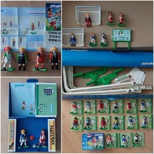 Playmobil 4700 Fußballfeld +div. Spieler/4703 Frauenfußball/4701 Torwandschießen