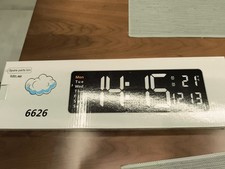 16''LED Digitaluhr mit