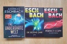 Andreas Eschbach: Eine unberührte Welt, Die seltene Gabe, Perfekt Copy, 3 Bücher