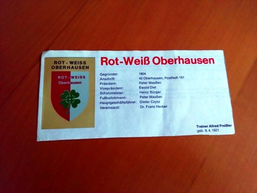 Rot weiß oberhausen - rot-weiß,