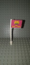 VERBOGEN ! ! ! LEGO 3596pb31 Farne Flag on Flagpole für gelbe Ritterburg 375 RAR