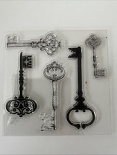 Silikonstempel Clear Stamps Hobby Sammel Auflösung Schlüssel