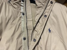 Polo Ralph Lauren leichte Winter-Jacke Khaki braun Größe XXL Vintage Golf