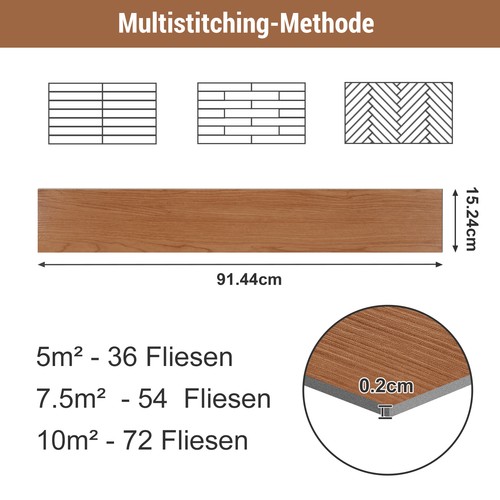 Vinylboden pvc eiche fliesen - vinylboden,