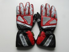 Motorrad Handschuhe Bieffe Größe 12 XXL rot grau schwarz