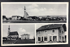 AK - ASTEN - Warengeschäft Wengler / Kirche & Pfarrhof - Fotokarte gelaufen 1938