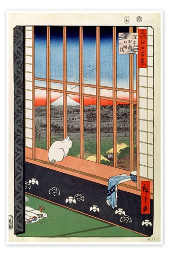 Poster eine katze - eine, sitzt