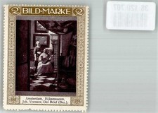 38120707 - Amsterdam sign. Vermeer Joh. Bild-Marke Der Brief Rijksmuseum