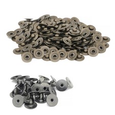 7mm Jeans Knopf Tack Messing