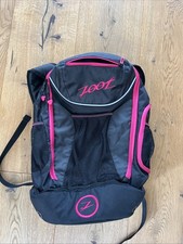 Zoot Triathlon Rucksack mit Helmfach, Schwarz