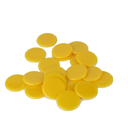 Spielchips gelb - -, 25