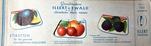 Etiketten musterheft für - etiketten,