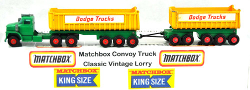 Matchbox king size - size, dodge