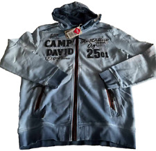 NEU CAMP DAVID GREEN LABEL SWEATJACKE Gr.L MIT LABEL-APPLIKATION CG2209-3182-21