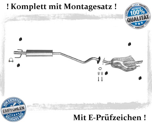 Auspuffanlage für opel astra - auspuffanlage,