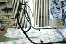 Faco Sturzbügel Schwarz Beinschild für Vespa PX 125 200 Lusso Crashbar Legshild