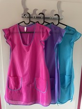 3x Dederon Kittel Schürze