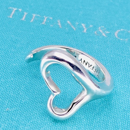 Tiffany open heart ring - open,