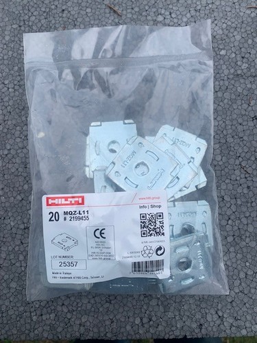 20x hilti mqz - 20x, lochplatte