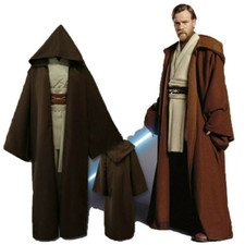Cosplay Star Wars Robe Obi-Wan Kenobi Jedi Cloak Herren Kostüm Karneval Outfit