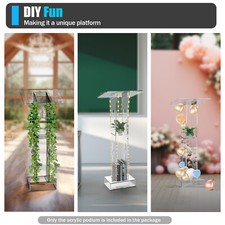 LED klar Kanzel Rednerpult