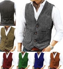 Jagd Herren Tweed Weste