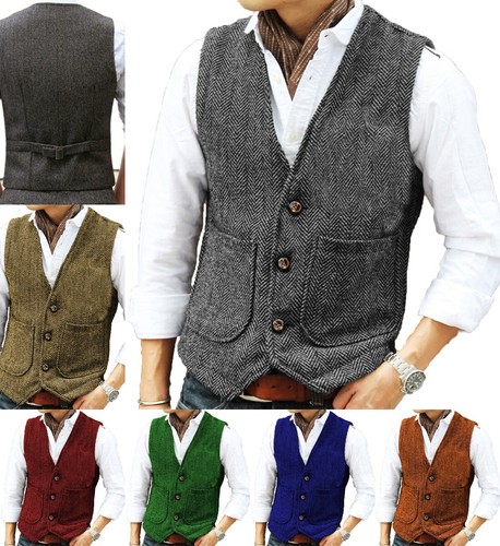 Jagd herren tweed weste - jagd,