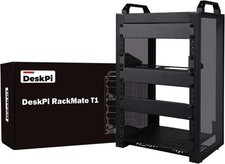 GeeekPi 8U Netzwerkschrank, 10-Zoll-Rack für Netzwerk-, Server-, Audio- und