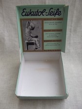 uralte leere Seifenschachtel/Pappschachtel/Karton  Eukutol-Seife,  PROMONTA GmbH