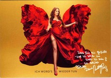 Autogrammkarte Andrea Berg