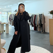 Langer Jeans Trenchcoat JOLI