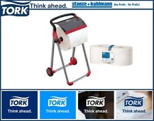 TORK Papierspender Set - Bodenständer komplett mit 4 Rollen Mehrzweck Papier