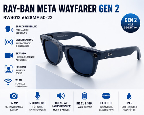 Ray ban meta wayfarer - meta, 2)