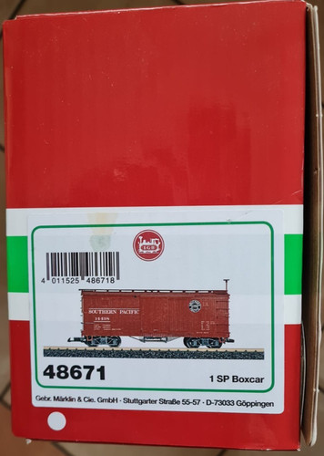 Lgb 48671 boxcar wagen - lgb, us-wagen