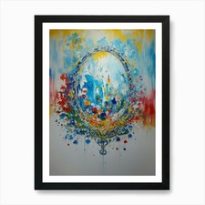 "Spiegel" Kunstdruck gerahmt