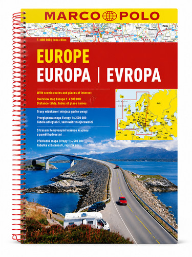 Marco polo europa atlas - europa,