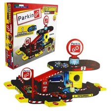 Kinder Garage Spielzeug mit Auto - 2 Etagen Set Spielzeugauto