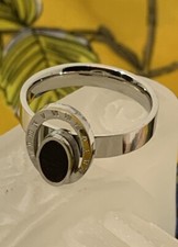 Moderner Ring in Silber Ovale